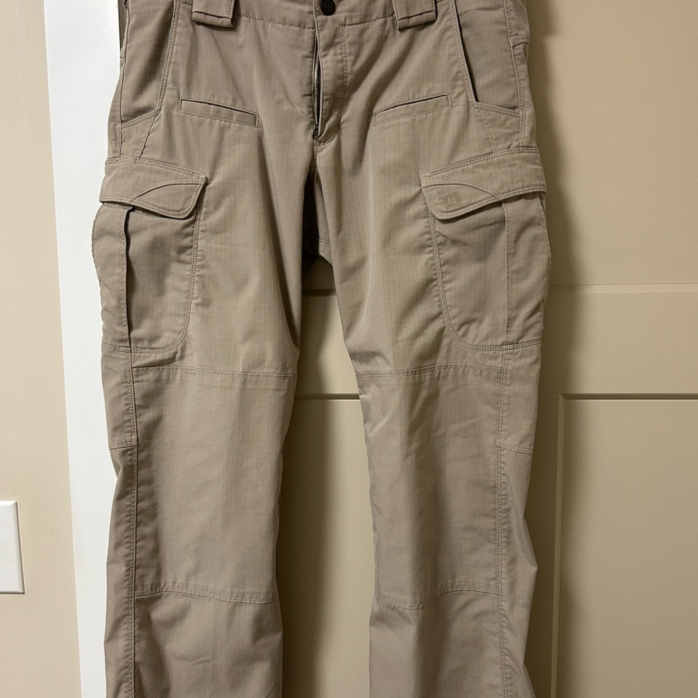 Womens 5.11 Tactical Tan Cargo Pants